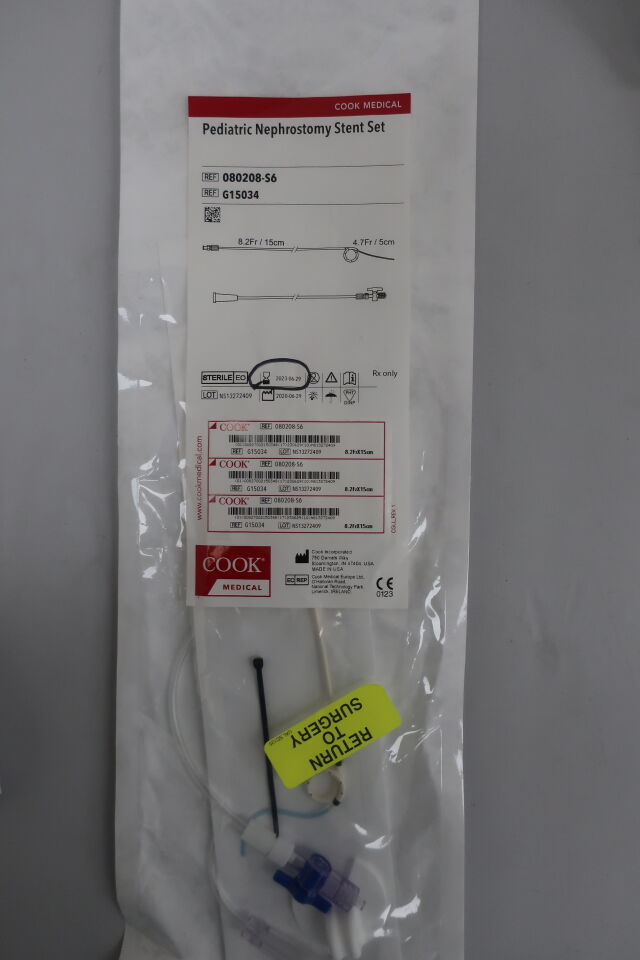 G15034 - COOK - pediatric nephrostomy stent set, (EA) - ( Expiry Date: 2023-07-14 )