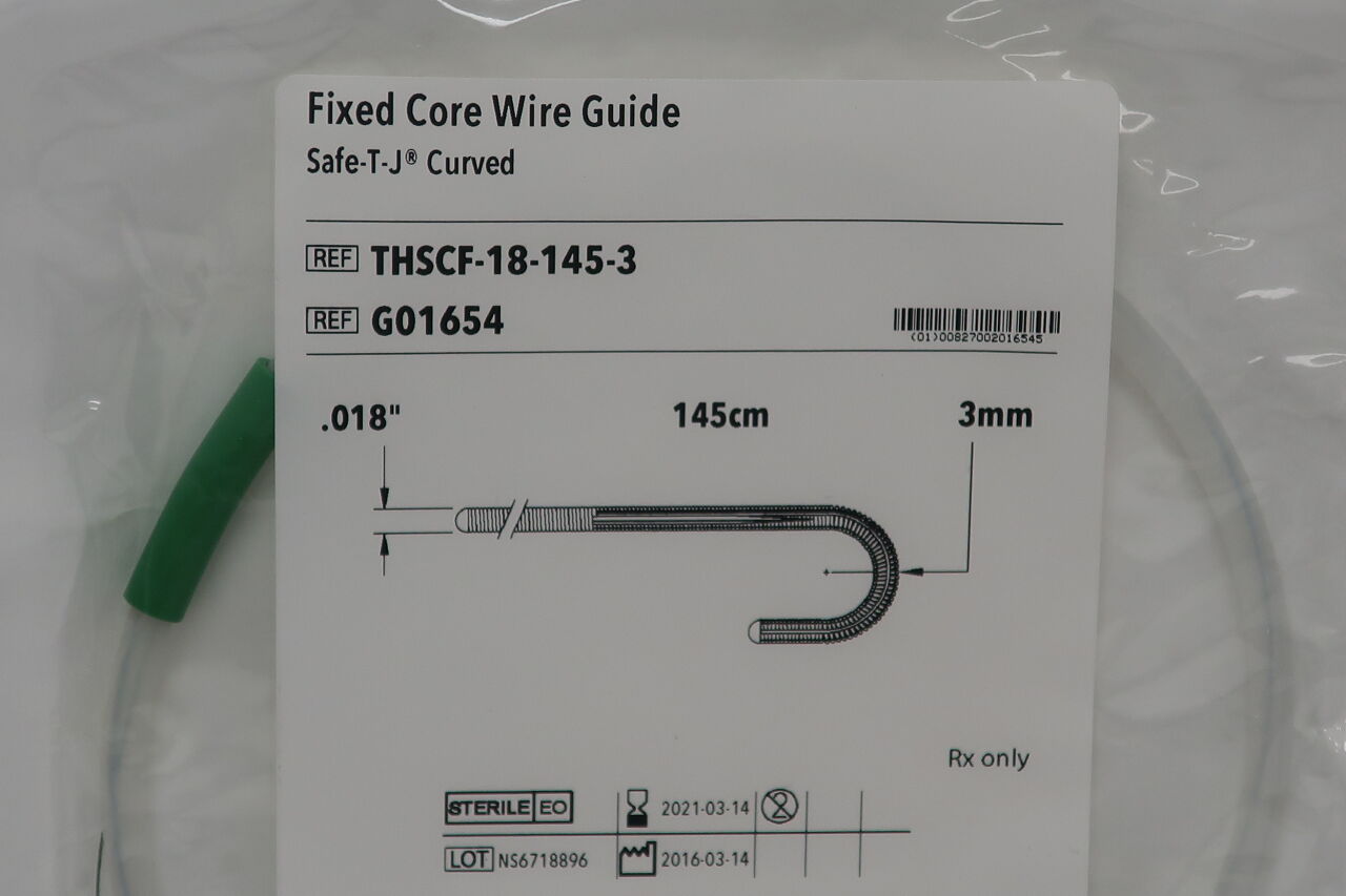 G01654 - COOK - Movable Core Wire Guide, Tapered Tefcor: 0.038 x 145cm, (EA) - ( Expiry Date: 2021-03-14 )