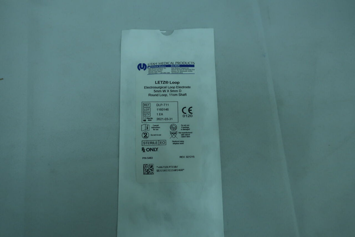 DLP-T11 - UTAH MEDICAL - Loop Electrode, Purple, 5 mm x 5 mm, ()