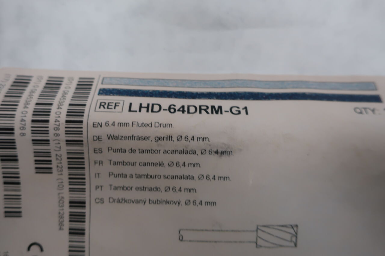 LHD-64DRM-G1 - ANSPACH - 6.4mm fluted dream , (EA) - ( Expiry Date: 2022-12-31 )