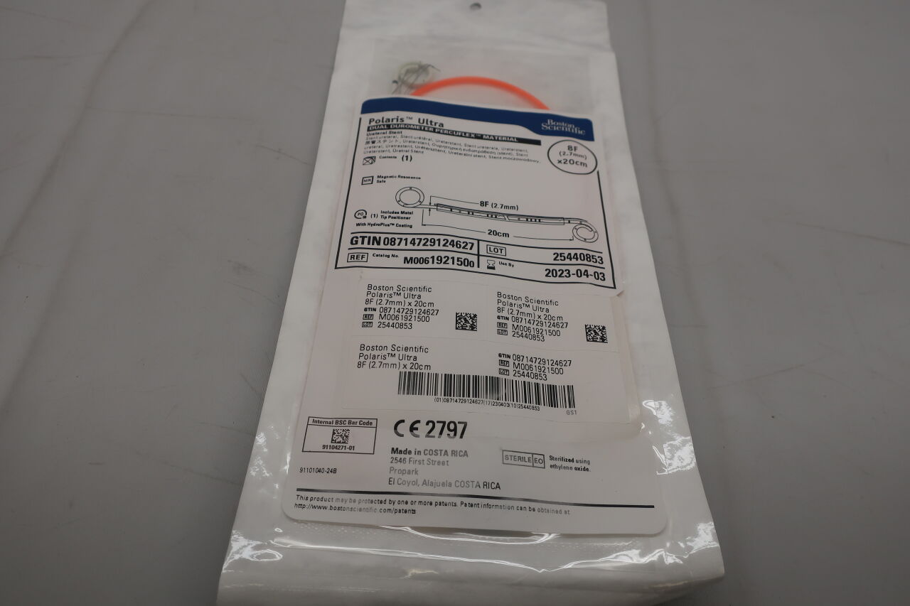 192150 - BOSTON SCIENTIFIC - Polaris Ultra Stent Uretral Polaris Ultra, 8F x 20 cm, (EA) - ( Expiry Date: 2023-04-03 )