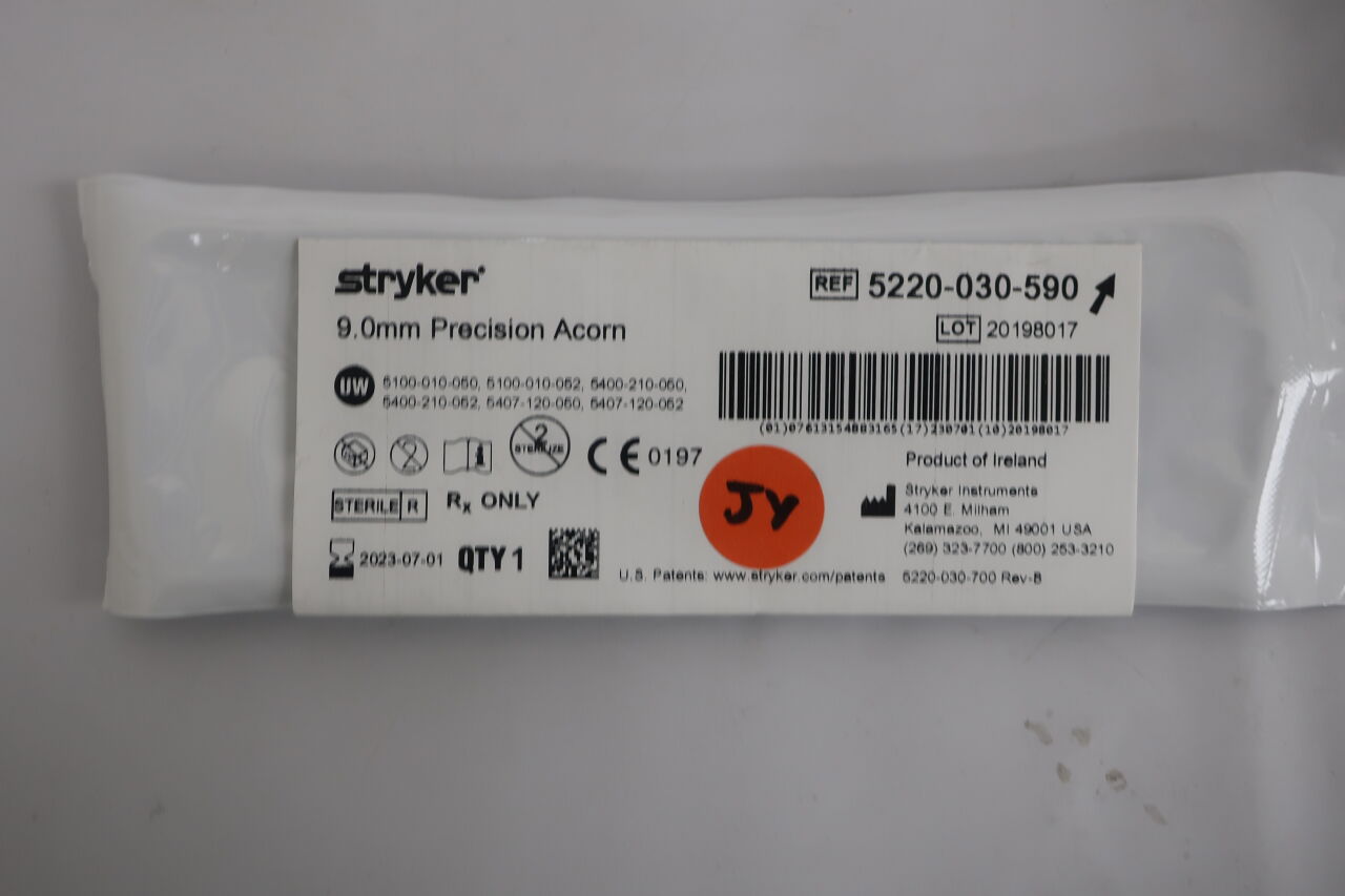 5220-030-590 - STRYKER - Precision Acorn, 9 mm dia., (EA) - ( Expiry Date: 2023-07-01 )