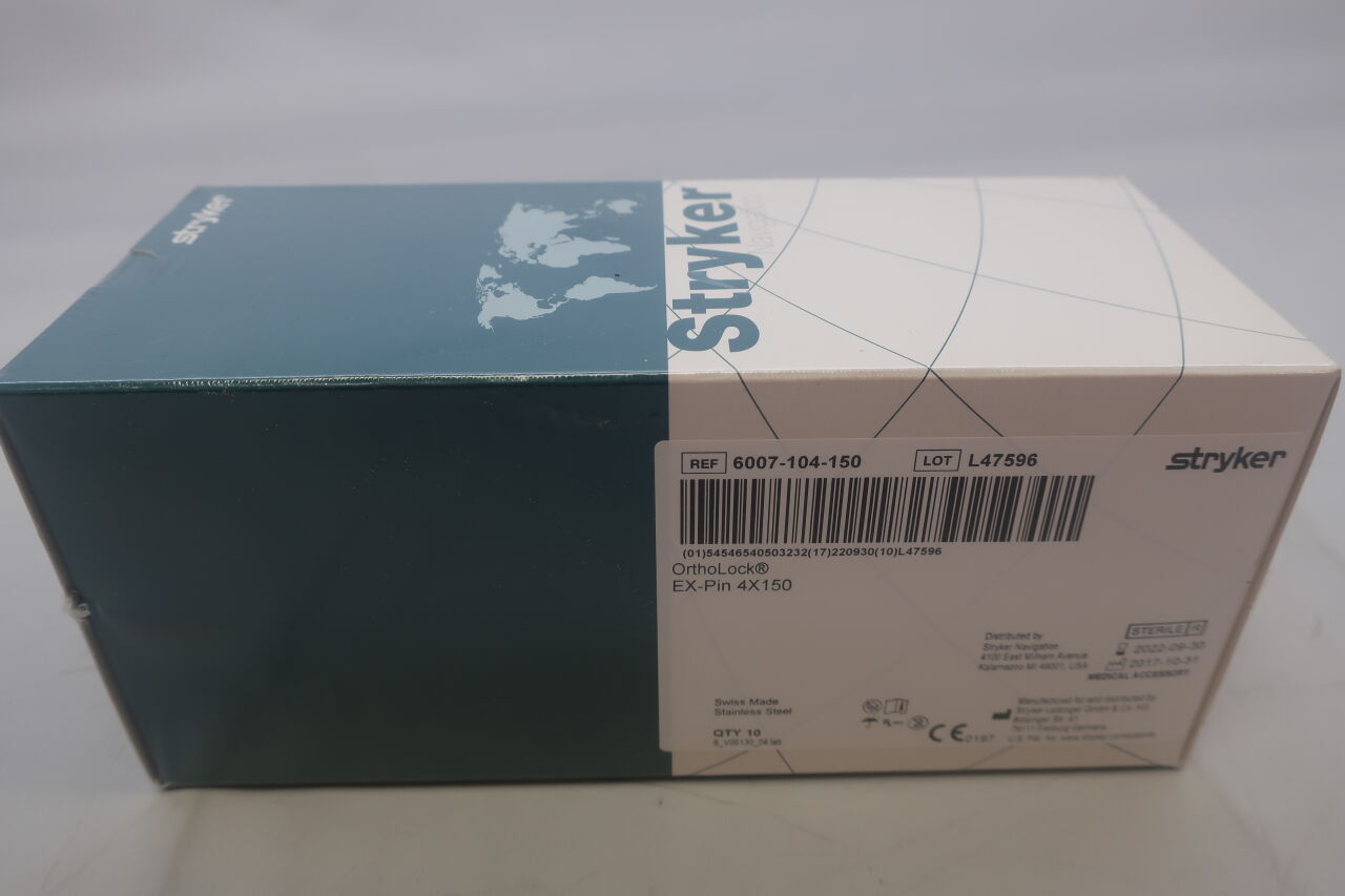 6007-104-150 - STRYKER - OrthoLock Ex-Pin, 4 x 150 mm Size, (BX/10) - ( Expiry Date: 2022-09-30 )