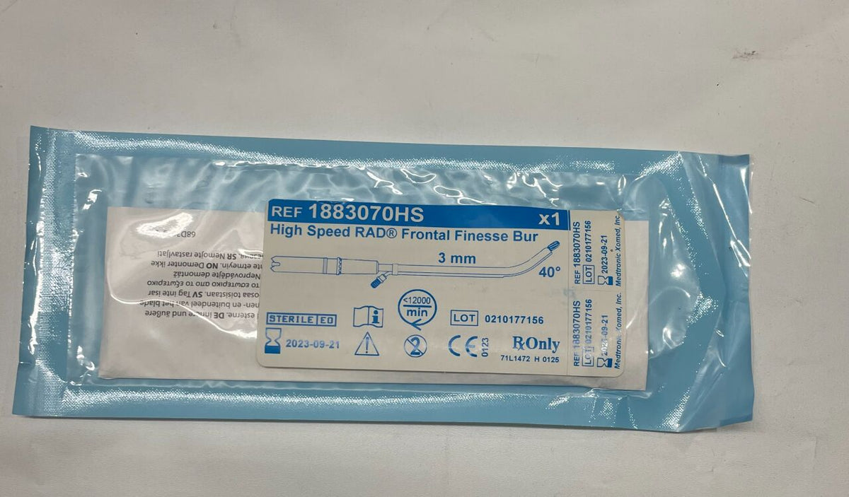 1883070HS - MEDTRONIC - high speed rad frontal finesse bur: 40 °, 3mm, ()