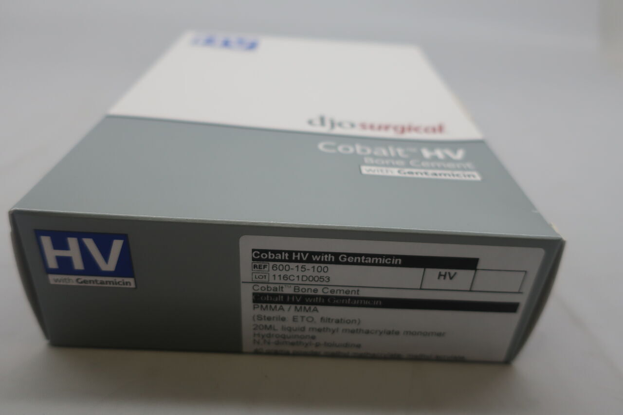 600-15-100 - DJO - Cobalt HV With Gentamicin, (BX/1) - ( Expiry Date: 2023-02-02 )