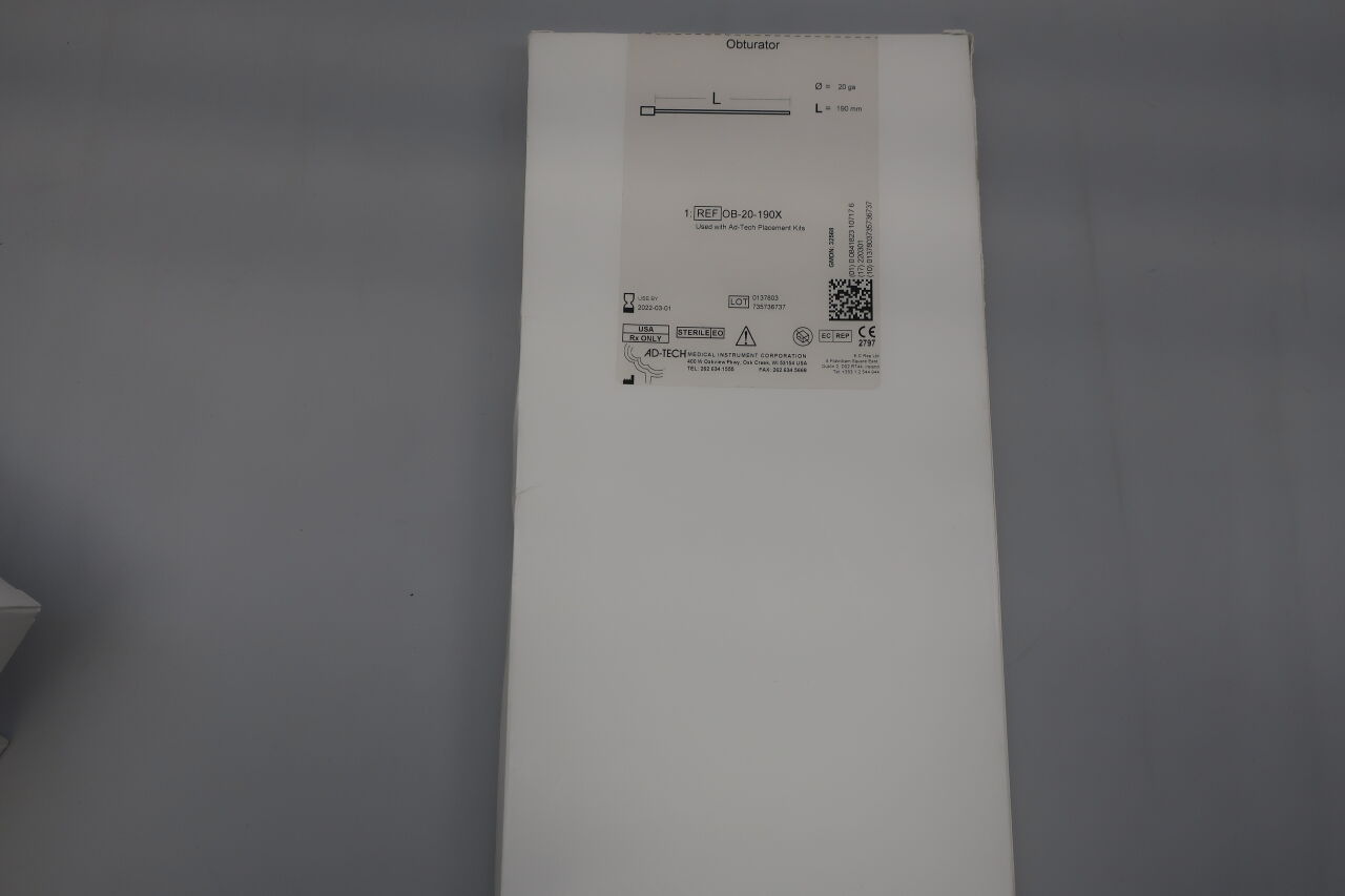 OB-20-190X - AD-TECH - Obturator, 190mm, (BX/1) - ( Expiry Date: 2023-08-26 )