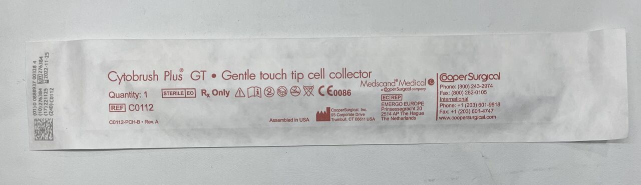 C0112 - COOPER SURGICAL - Gentle Touch Tip Cell Collector , () - ( Expiry Date:  )
