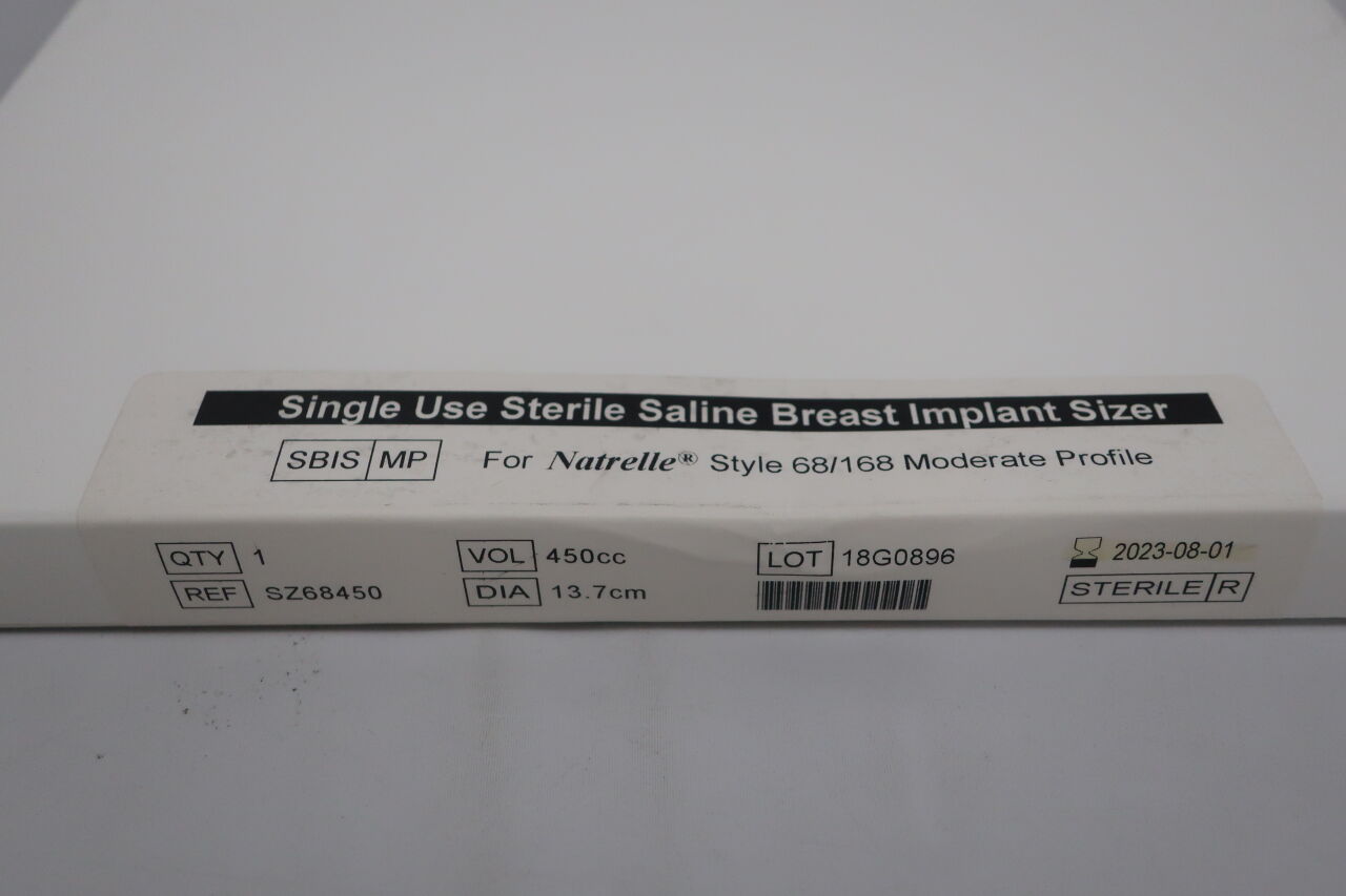 Sz68450 - ALLERGAN - Sterile Breast Implant Sizer 450cc, (BX/1) - ( Expiry Date: 2023-08-01 )