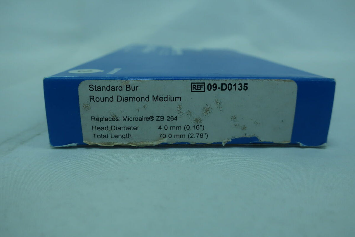 09-d0135 - BRASSELER - Standard Bur Round Diamond Medium, ()