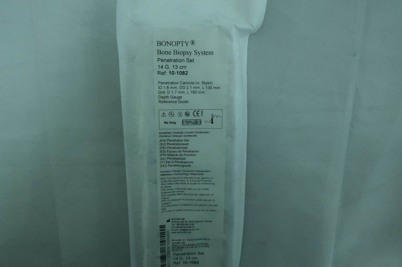 10-1082 - APRIOMED - Bonopty Penetration Set 14G, 13 cm, (EA) - ( Expiry Date: 2020-05-26 )
