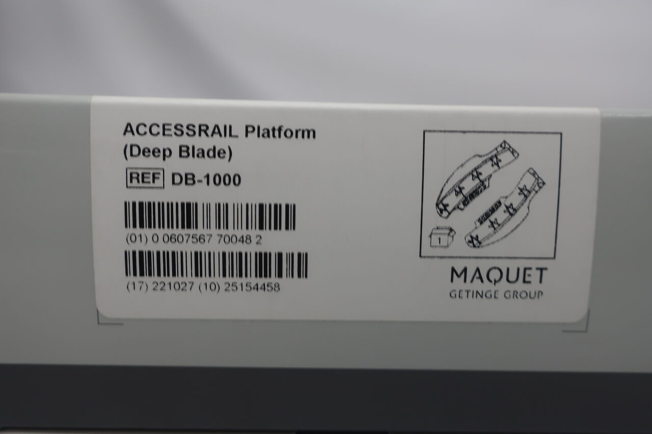 DB-1000 - MAQUET - Accessrail Platform  Deep Blade, (BX/1) - ( Expiry Date: 2020-11-15 )
