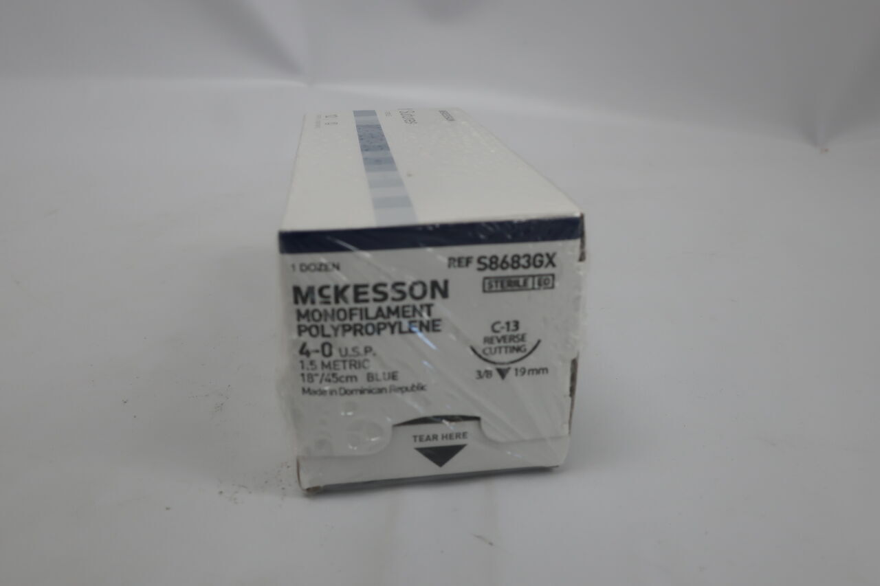 S8683GX - MCKESSON - suture *4-0 polypro 18 ds18, (BX/12) - ( Expiry Date: 2023-05-31 )