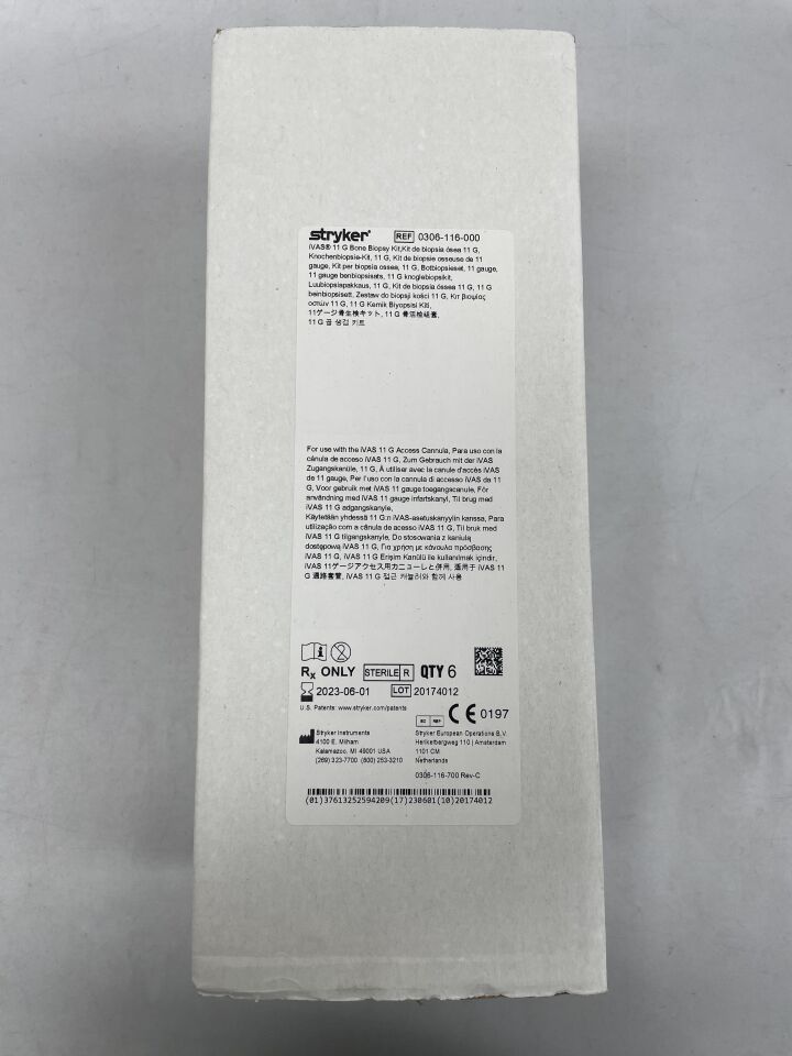 0306-116-000 - STRYKER - ivas 11g bone biopsy kit, (BX/6) - ( Expiry Date: 2023-06-01 )