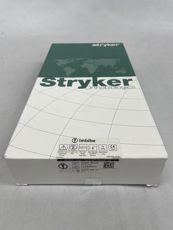 2090-9028 - STRYKER - Bullet Tip Bone Marrow Aspiration Needle, 11G x 6 in. Length, () - ( Expiry Date: 2022-08-31 )