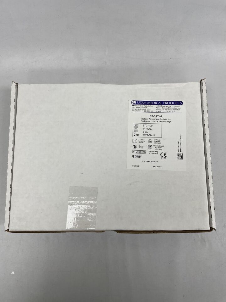 BTC-100 - UTAH MEDICAL - Balloon Tamponade Catheter for Postpartum Uterine Hemmorhage, (BX/1) - ( Expiry Date: 2022-08-11 )