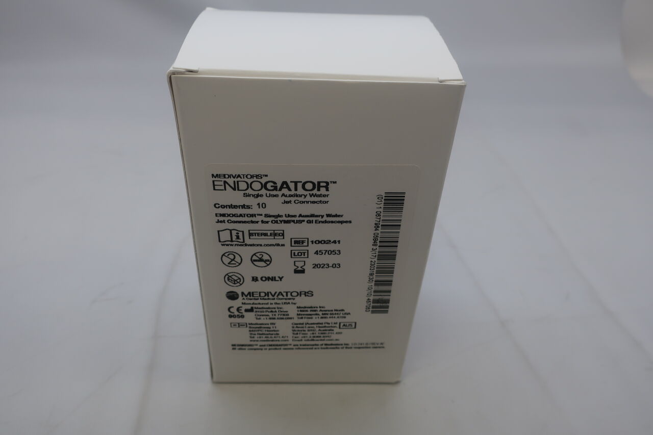 100241 - MEDIVATORS - Endogator Auxiliary Water Jet Connector for Olympus, (BX/10) - ( Expiry Date: 2023-03-18 )