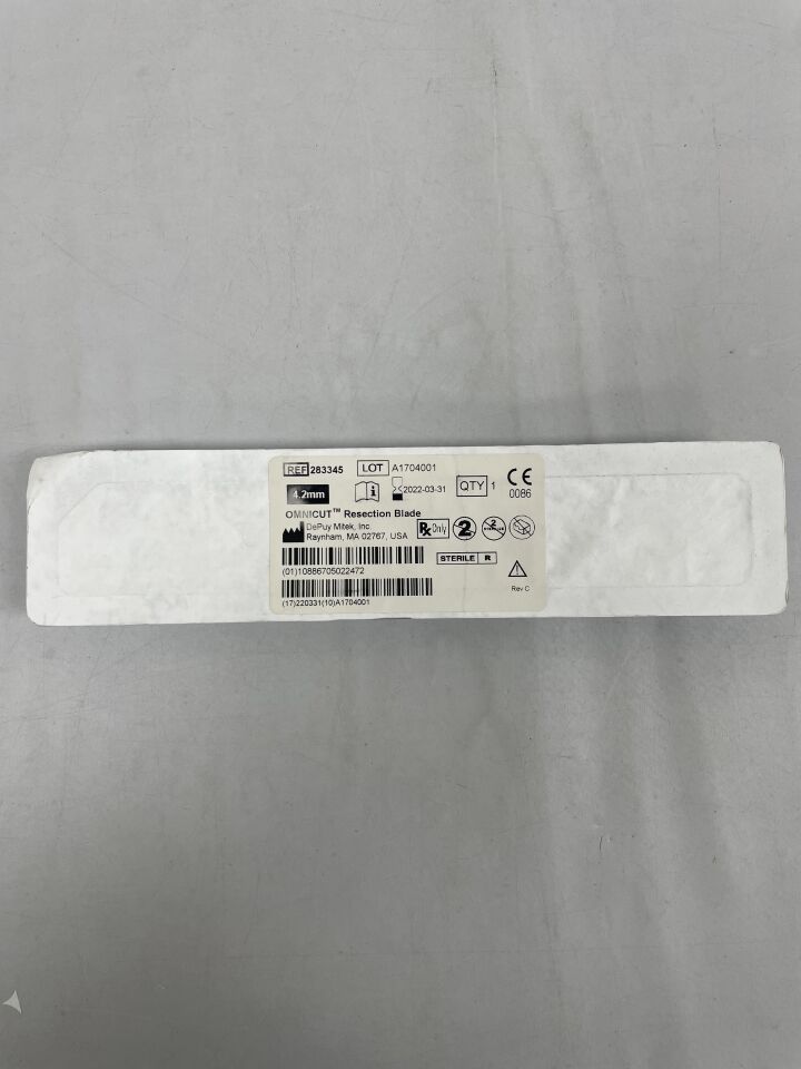 283345 - DEPUY - DePuy Synthes Standard Omnicut Resection Blade Combo, 4.2 mm dia. x 13 cm Length, (EA) - ( Expiry Date: 2022-03-31 )