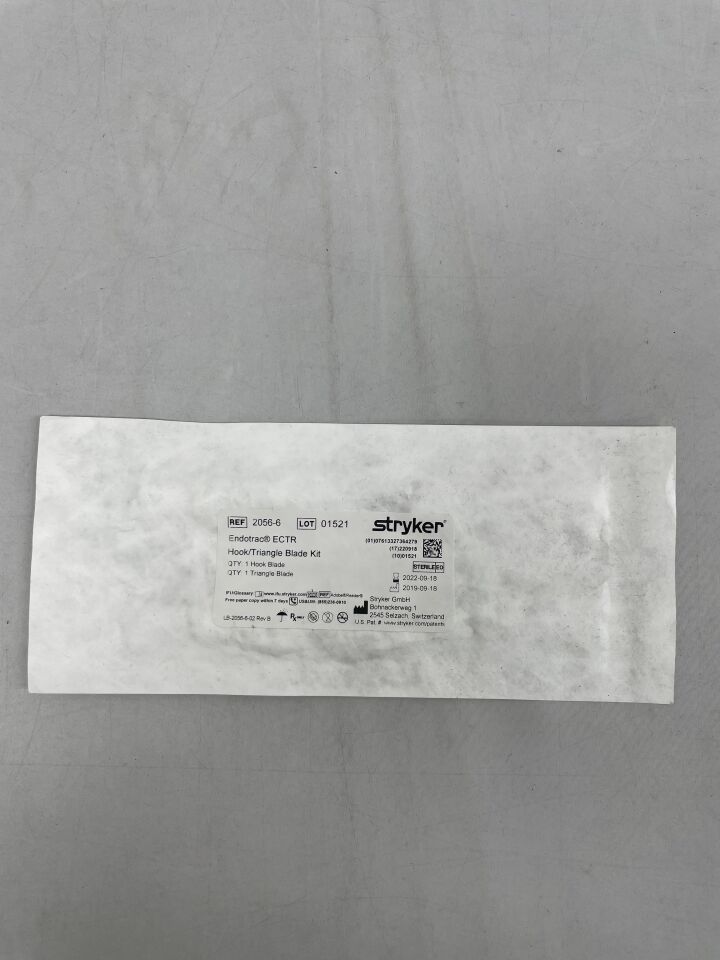 2056-6 - STRYKER - Endotrac EPF/EGR Hook /Triangle Blade Kit, (EA) - ( Expiry Date: 2022-09-18 )