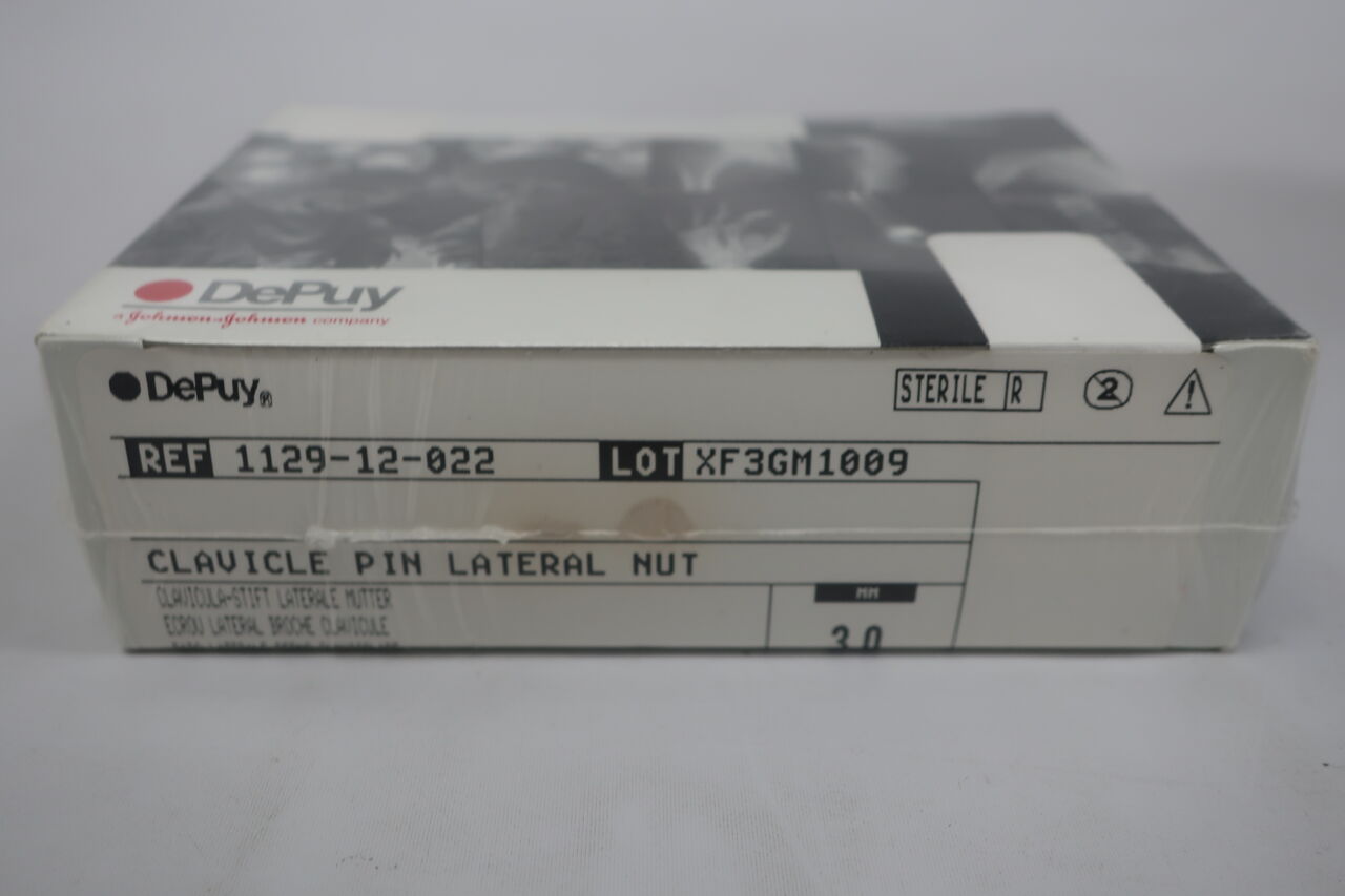 1129-12-022 - DEPUY - clavical pin lateral nut , () - ( Expiry Date: 2003-02-01 )
