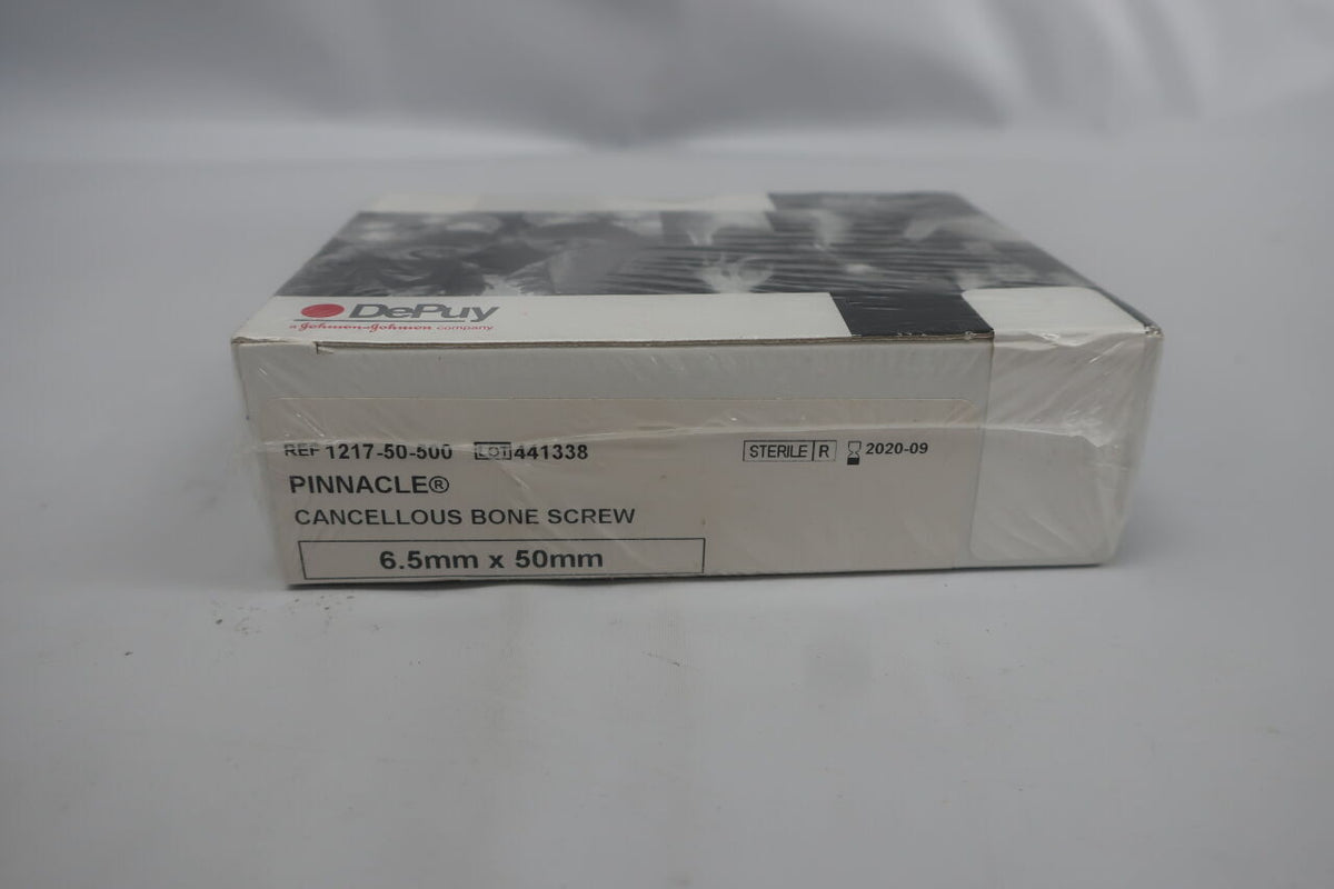 1217-50-500 - DEPUY - Cancellous Bone Screw, 6.5mm x 50mm, (BOX/1)