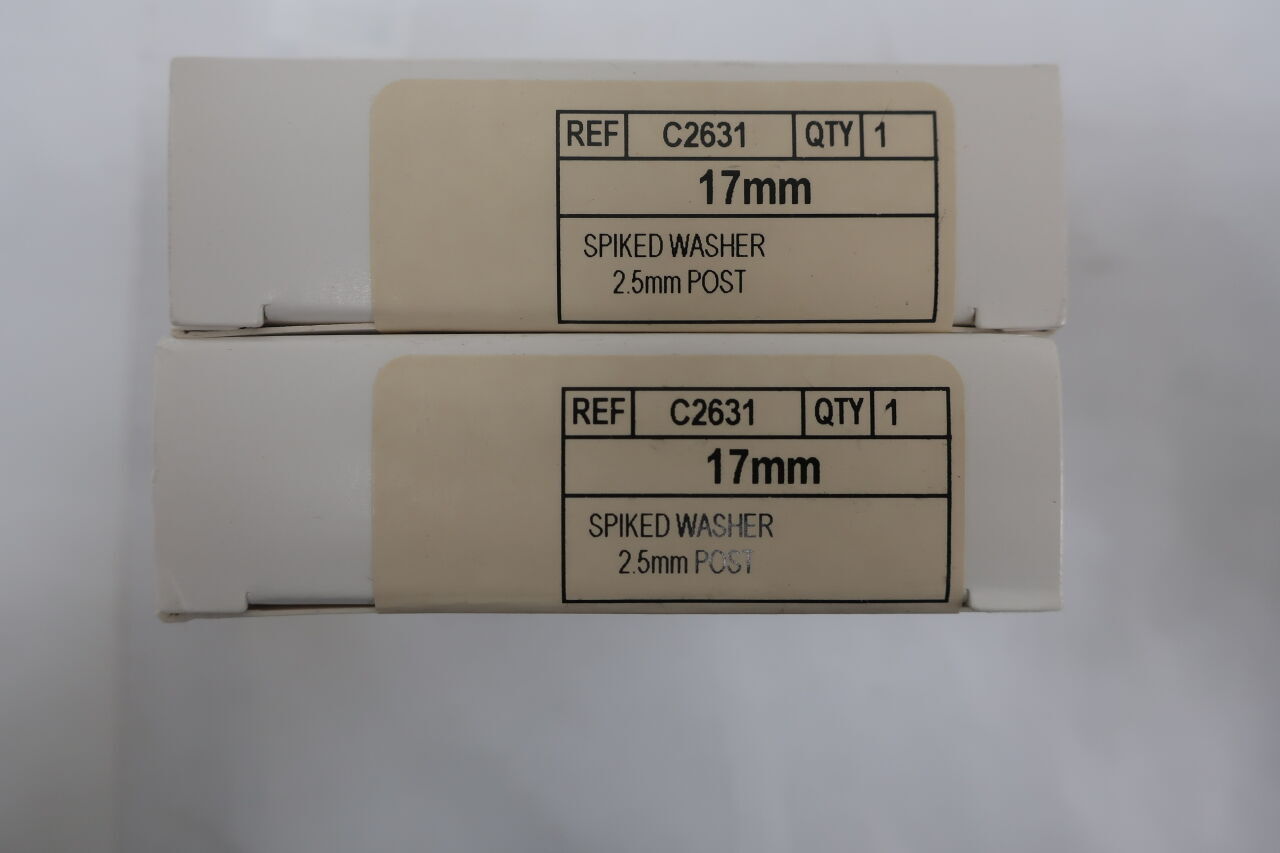 C2631 - CONMED - Low Profile Spiked Washer, 17 dia. x 2.5 mm Post Height, (BOX/1) - ( Expiry Date: 2020-12-12 )