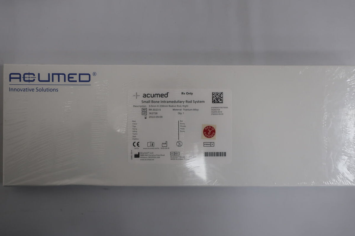 RR-3023-S - ACUMED - 3.0mm X 230mm Radius Rod, Right, (BOX /1)