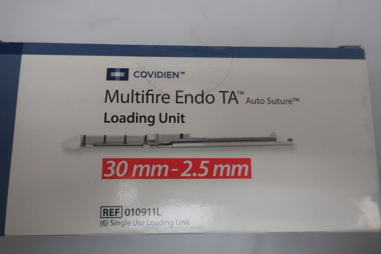010911L - COVIDIEN - MultiFire Endo TA Single-Use Staple Loading Unit, 30 mm Size, () - ( Expiry Date: 2024-04-30 )