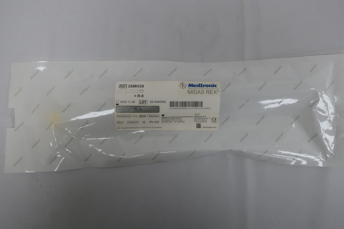 26MH30 - MEDTRONIC - Midas Rex Match Head Cutting Burr, 3 mm Head Diameter, 26 cm Shaft Length, (EA)