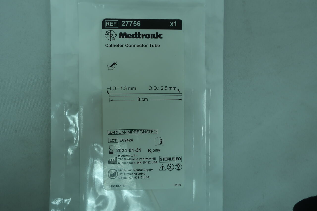 27756 - MEDTRONIC - catheter connector tube, (EA) - ( Expiry Date: 2024-01-31 )