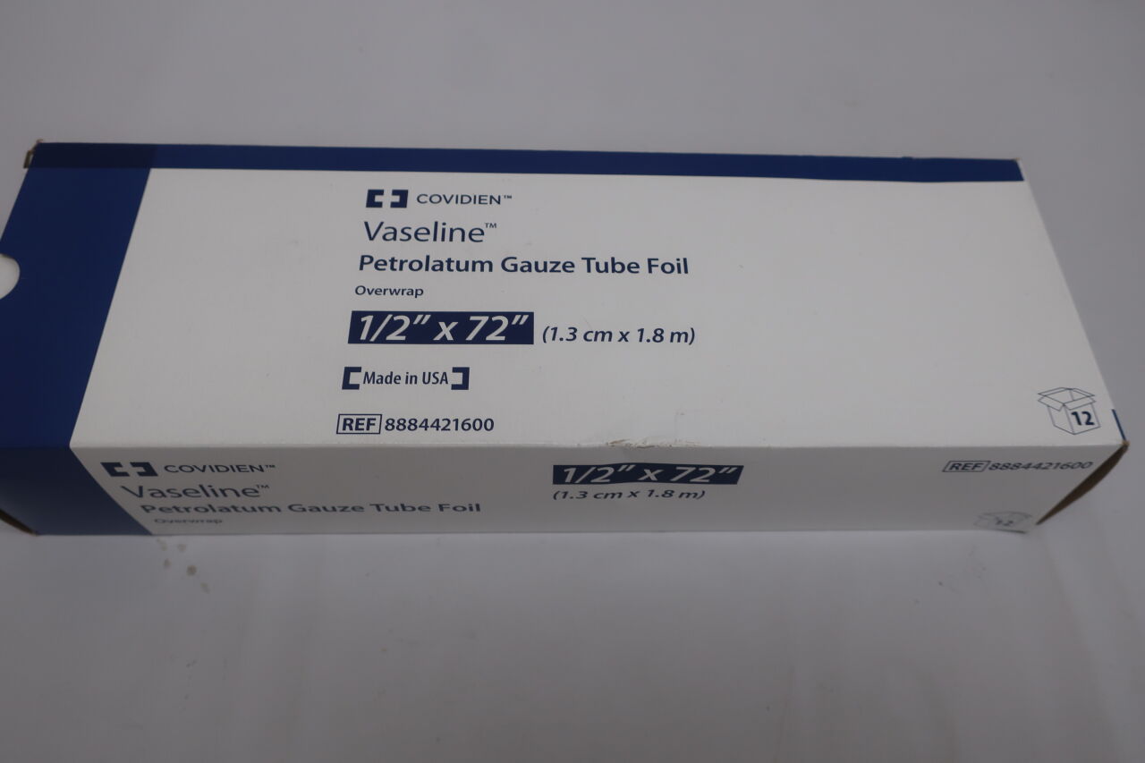 8884421600 - COVIDIEN - Petrolatum Gauze Tube Foil,Overwrap, (BX/12) - ( Expiry Date: 2024-05-31 )
