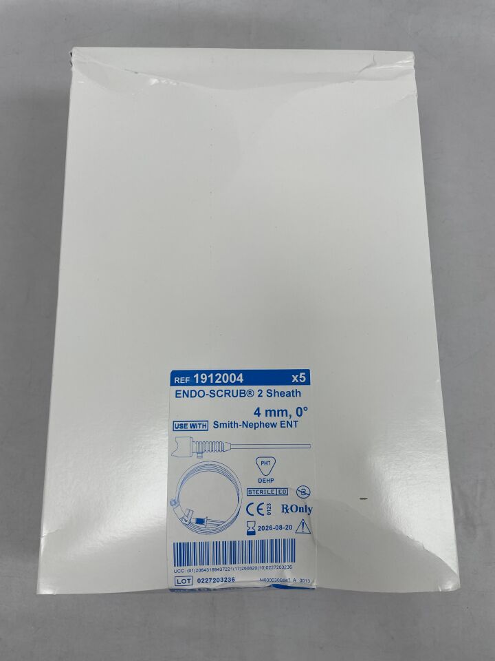 1912004  -  MEDTRONIC  -  sheath 1912004 5pk 4mm/0deg smith-nephew , ( BX/5 )  -  ( Expiry Date : 2026-08-20 )