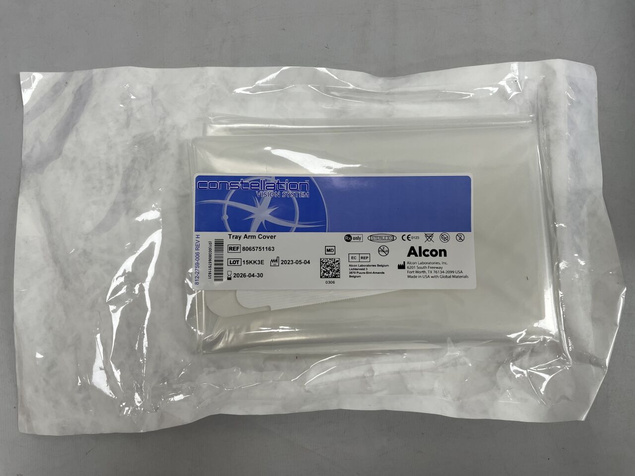 8065751163 - ALCON - Cubierta del brazo de la bandeja del sistema Constellation Vision (unidad) - (Fecha de caducidad: 30/04/2026)