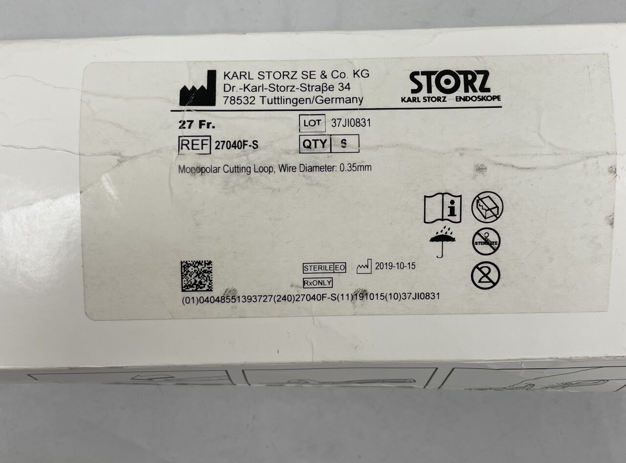 27040F-S - KARL STORZ - Electrodo de corte estéril, 27 fr (caja de 6) - (Fecha de caducidad: 31/12/2009)