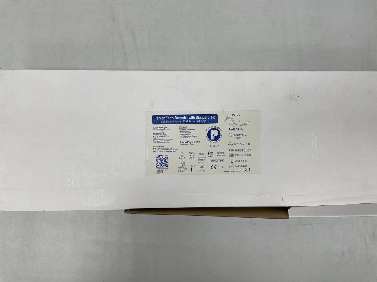 H-PSTDL-37 - WELL LEAD - Parker 內視鏡支氣管導管（附標準尖端），（EA）-（有效期限：2026-04-27）