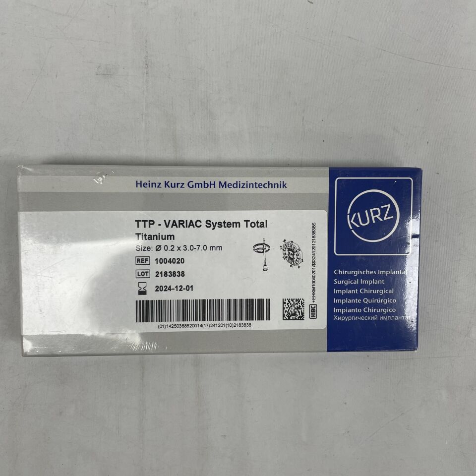 1004020 - KURZ - TTP VARIAC System total, titanium .2mm x 3-7mm, (BX/1) - ( Expiry Date: 2026-04-01 )