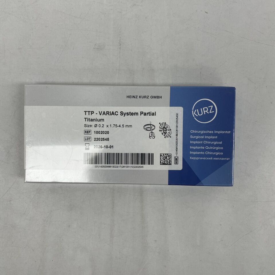 1002020 - KURZ - TTP VARIAC System partial, 1.75mm x 4.5mm, (BX/1) - ( Expiry Date: 2026-10-01 )