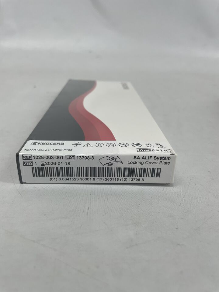 1028-003-001  -  KYOCERA  -  SA ALIF Locking Cover Plate , ( BX/1 )  -  ( Expiry Date : 2026-01-18 )