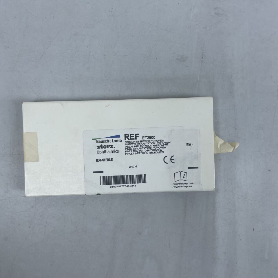 ET2900  -  STORZ  -  Baush & Lomb Forcep Insertion Hydroview , ( BX/1 )  -  ( Expiry Date : 2099-12-31 )