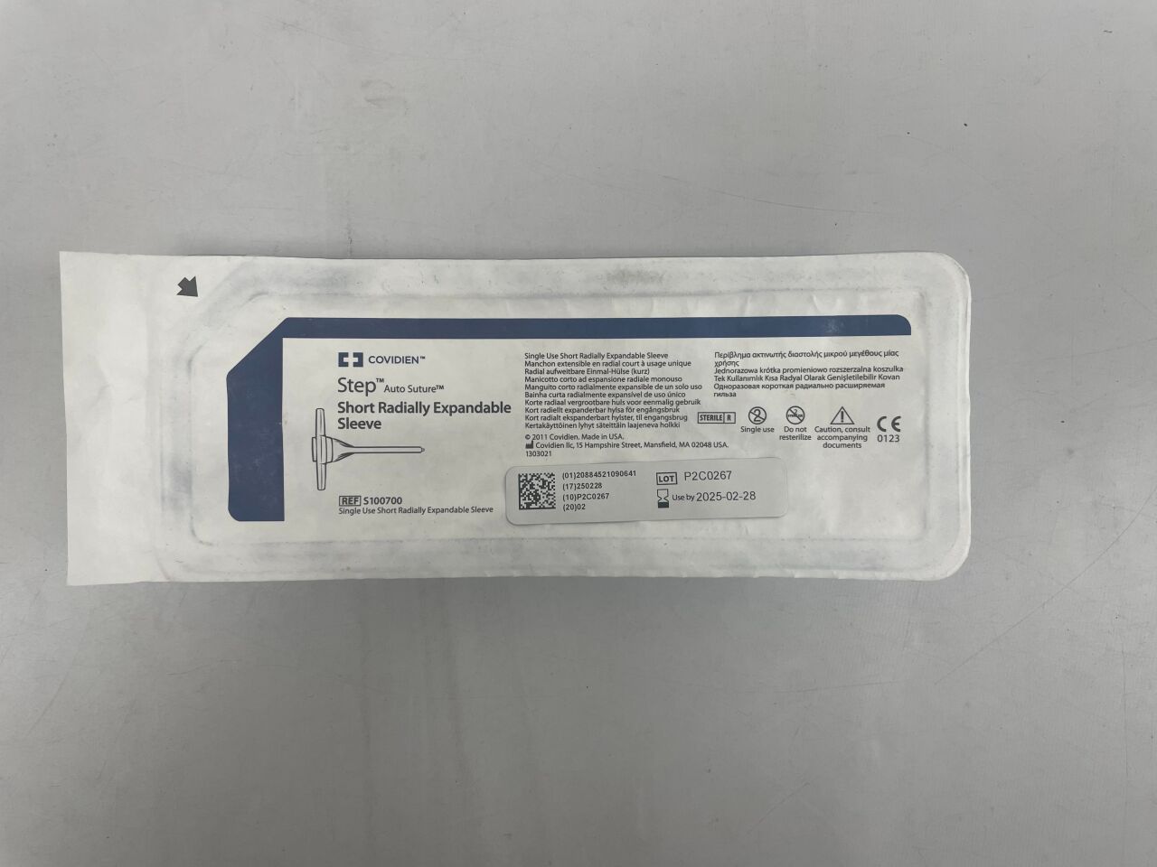 S100700 - COVIDIEN - Step Short 徑向可擴展套管，（EA）-（有效期至：2025-02-28）