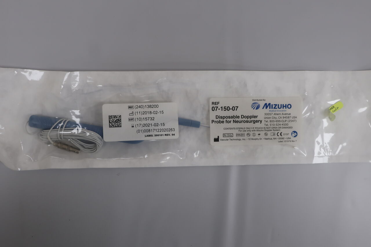 07-150-07 - MIZUHO - Mizuho Disposable Doppler Probe for Neurosurgery, (EA) - ( Expiry Date: 2021-02-15 )