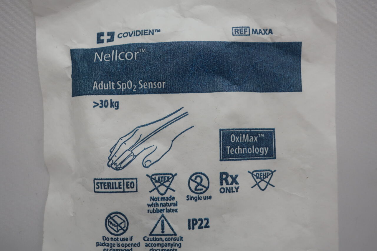 MAXA - COVIDIEN - Nellcor Adult SpO2 Sensor, (EA) - ( Expiry Date: 2020-10-31 )