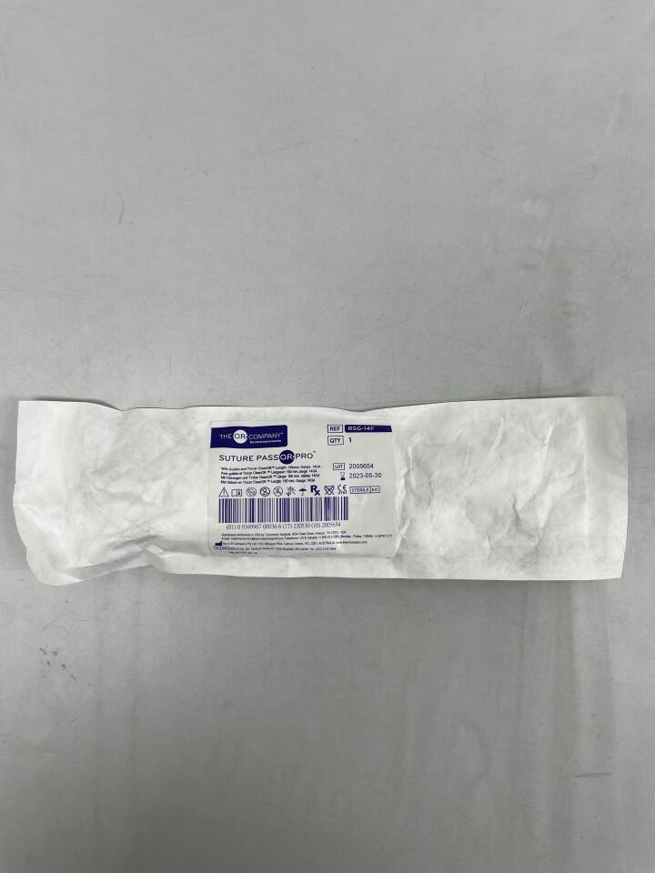 RSG-14F - THE O.R. COMPANY - Suture PassOR Pro, with guides and trocar CleanOR, length 150mm, 14GA guage, (EA) - ( Expiry Date: 2023-05-30 )