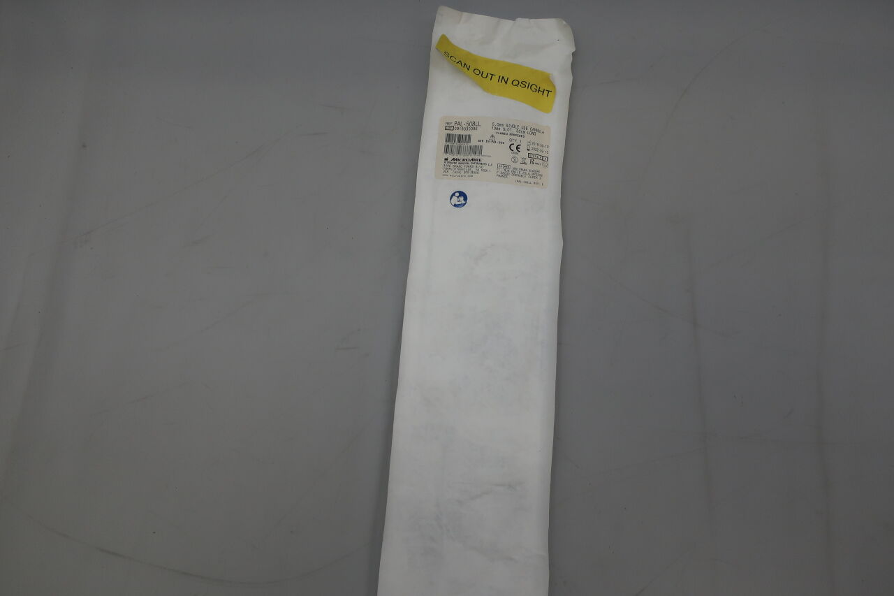 PAL-508LL - MICRO-AIRE - Flared Mercedes cannula, 5mm, 10mm slot, 30cm long, (EA) - ( Expiry Date: 2023-04-01 )