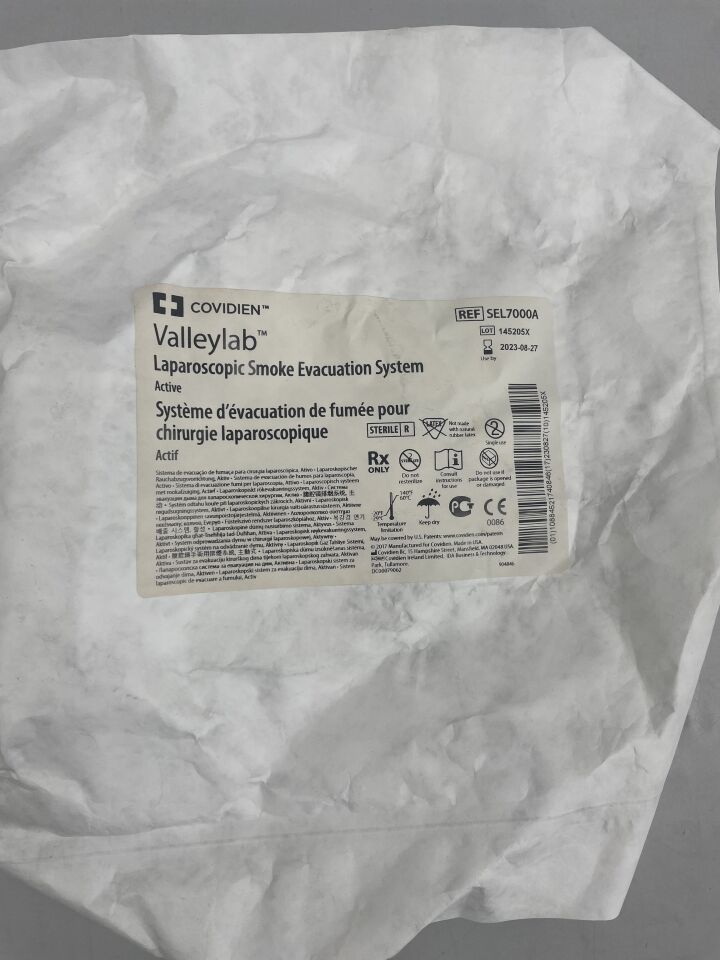SEL7000A - COVIDIEN - Valleylab Laparoscopic Smoke Evacuation System Active, () - ( Expiry Date: 2023-08-27 )