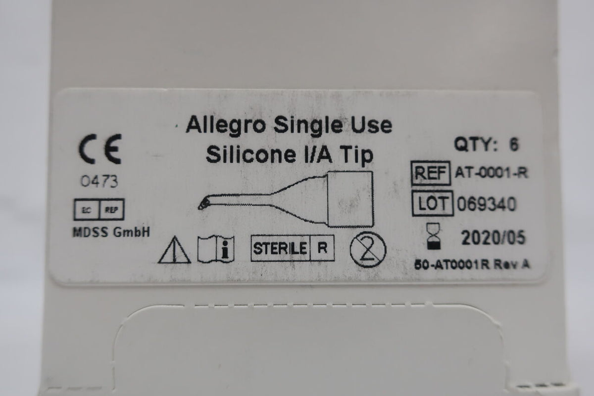 AT-0001-R - MST - Allegro Silicone I/A Tip, (BX/6)