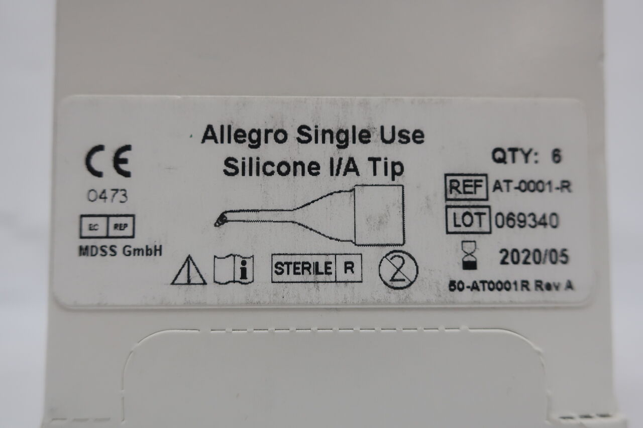 AT-0001-R - MST - Allegro Silicone I/A Tip, (BX/6) - ( Expiry Date: 2020-05-01 )