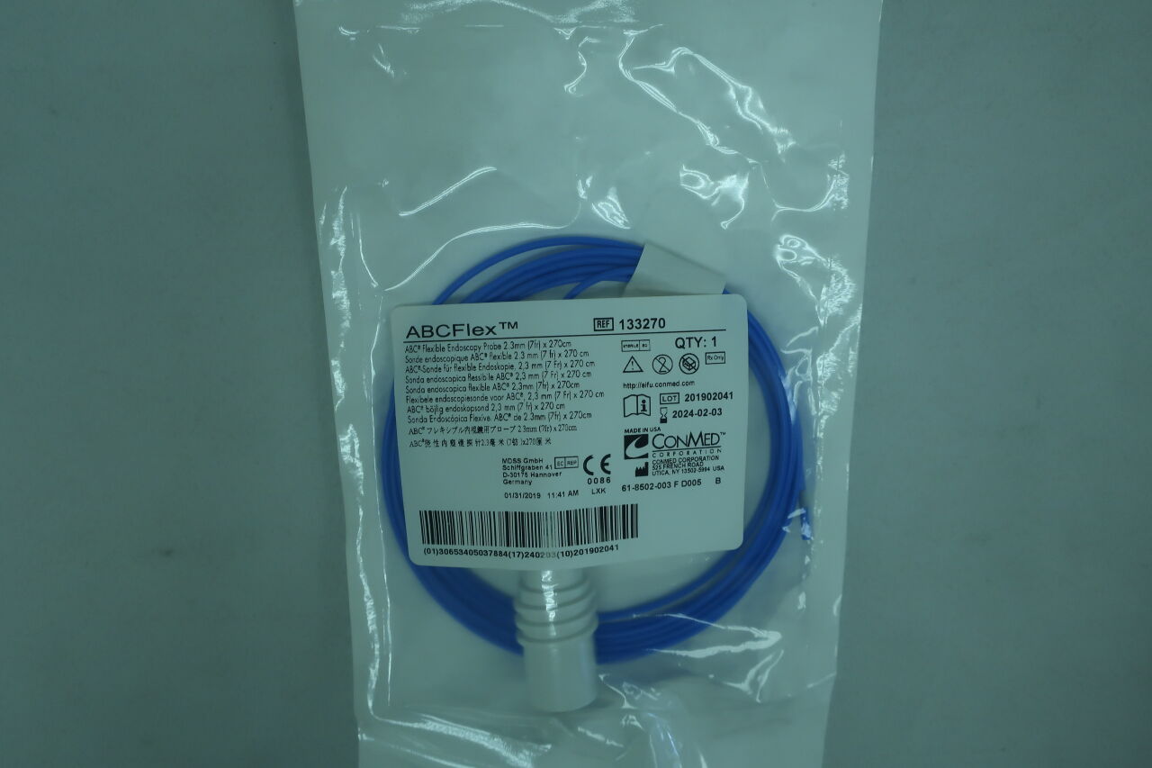 133270 - CONMED - ABCFLEX Flexible Endoscopy Probe, 2.3mm x 270cm, 7FR, (EA) - ( Expiry Date: 2024-02-03 )