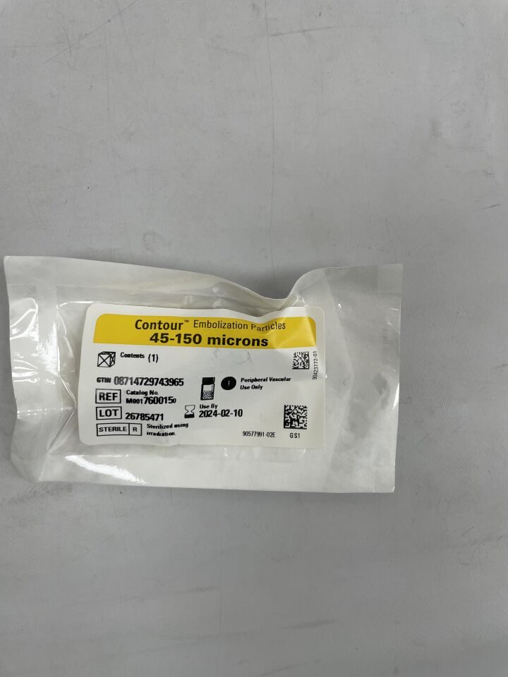 760015 - BOSTON SCIENTIFIC - Contour PVA Embolization Particles, 45-150 microns, (EA) - ( Expiry Date: 2024-02-10 )