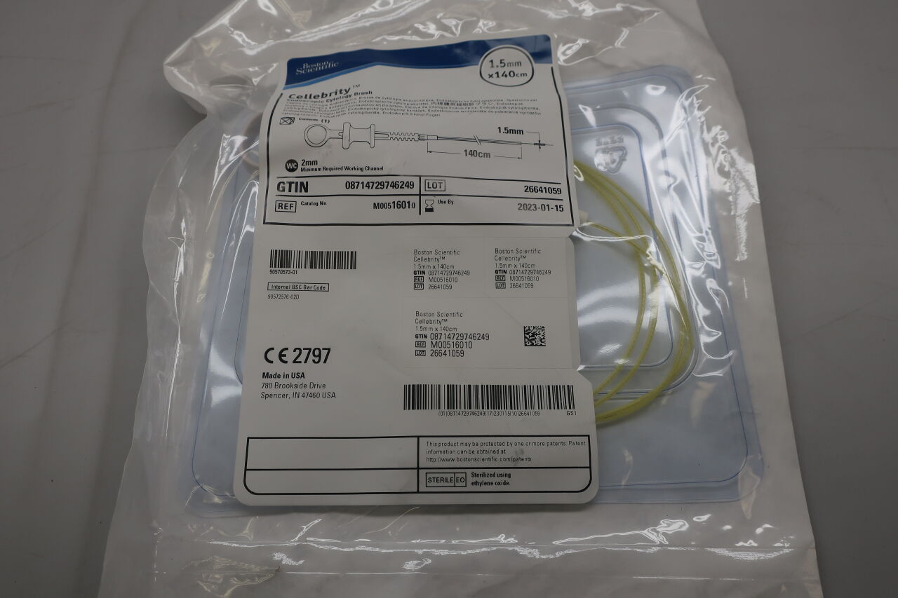 1601 - BOSTON SCIENTIFIC - Cellebrity Endoscopic Cytology Brush, 1.5mm x 140cm, () - ( Expiry Date: 2023-11-08 )