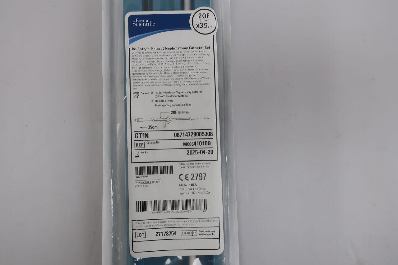 410106  -  BOSTON SCIENTIFIC  -  re-entry malecot nephrostomy catheter set , ( EA )  -  ( Expiry Date : 2025-04-20 )